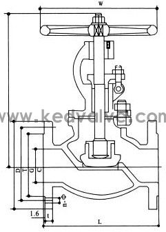 船用ANSI型美標(biāo)青銅截止閥(圖1)