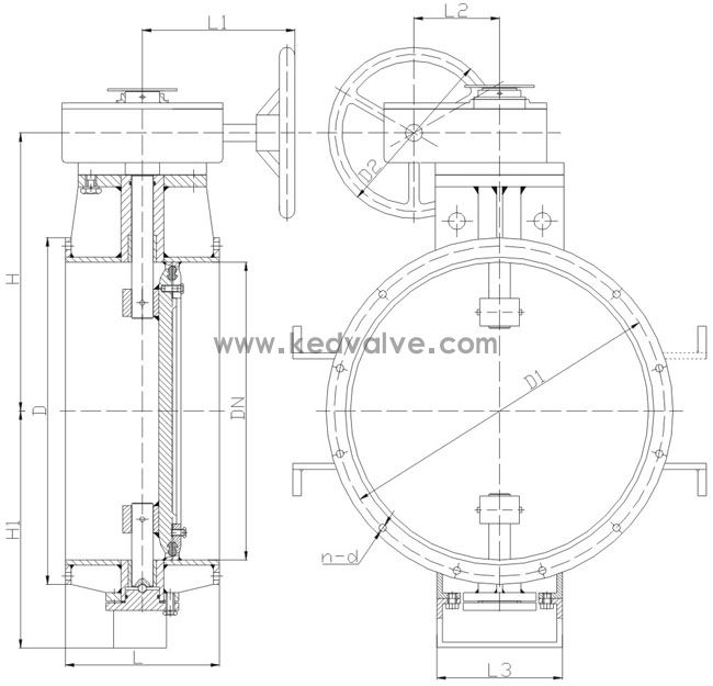 CB-1258 蝸輪通風(fēng)蝶閥