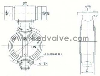 船用中心型液控蝶閥CB/T4333-201(圖1)
