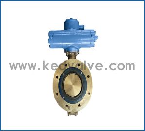 船用液動法蘭式雙偏心蝶閥(圖1)