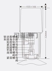 船用電動(dòng)法蘭壓力調(diào)節(jié)閥(圖2)